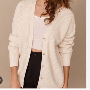 Reformation Summer Boyfriend Cardigan
